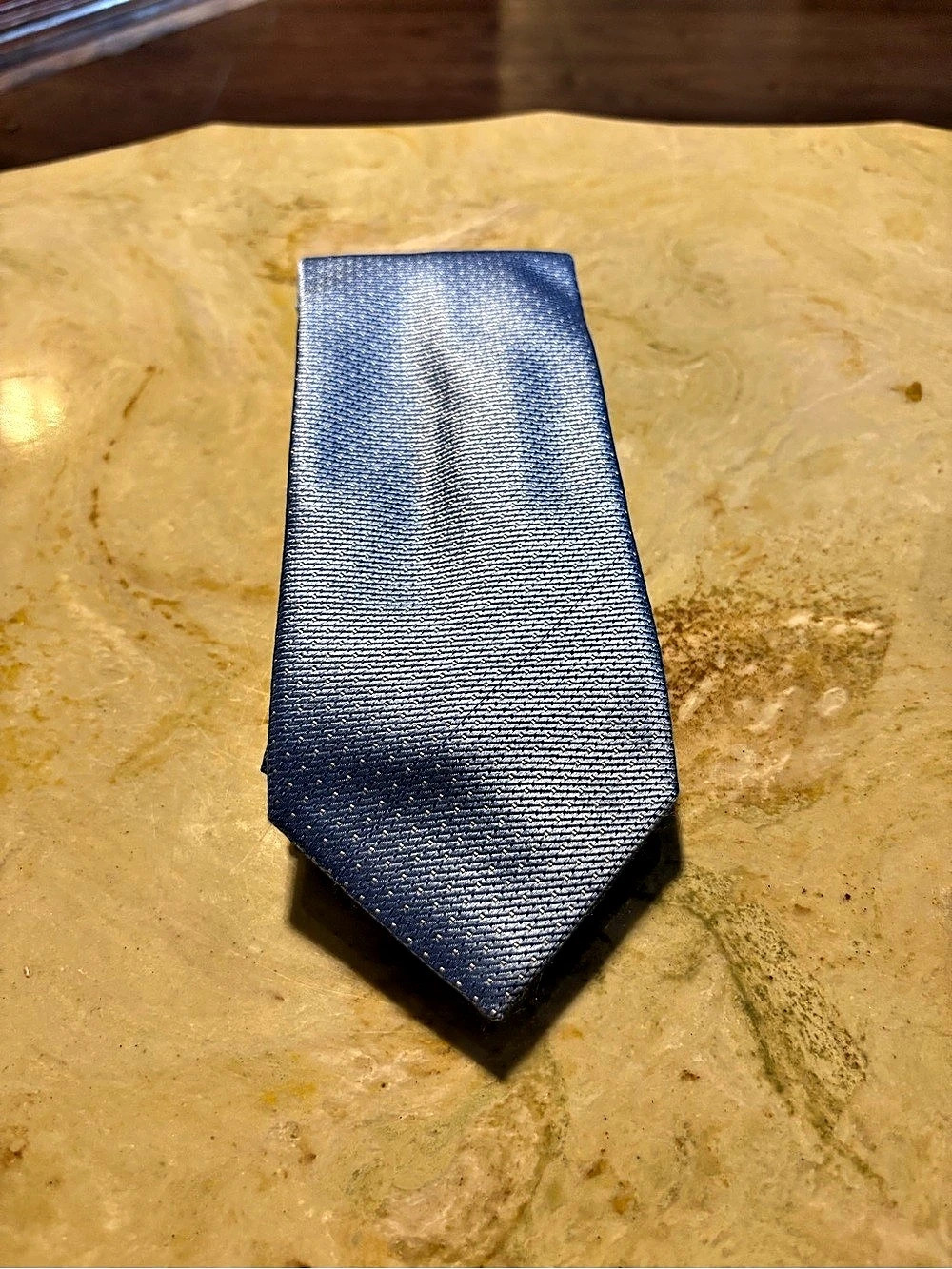 Canali Blue Silk-Style Tie